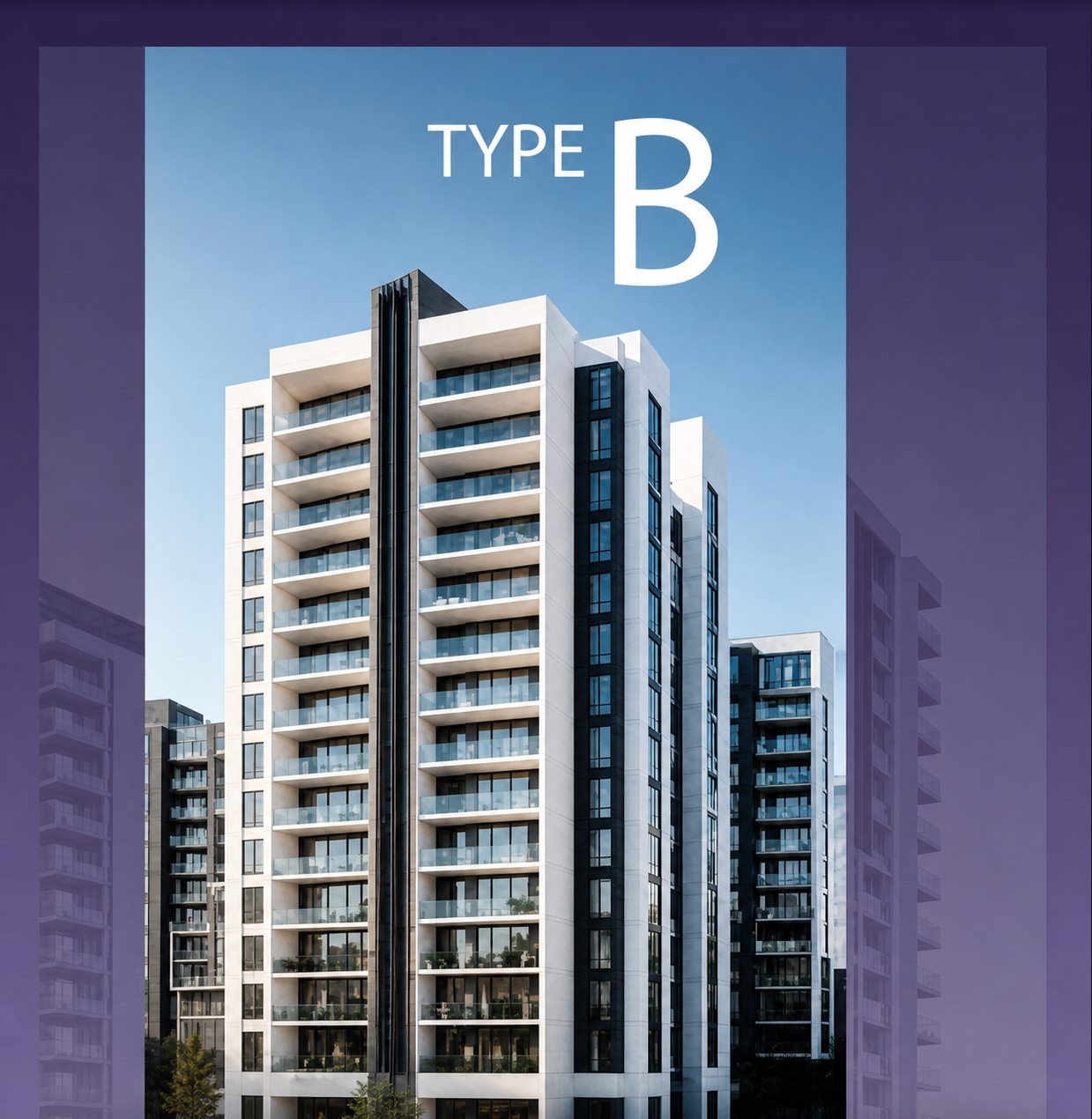 واجهة بناية Type B