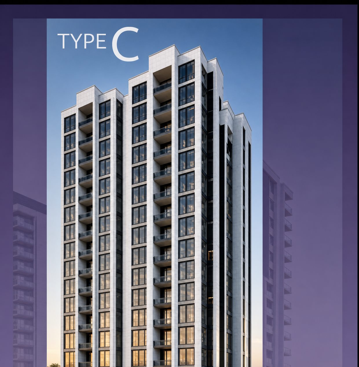 واجهة بناية Type C
